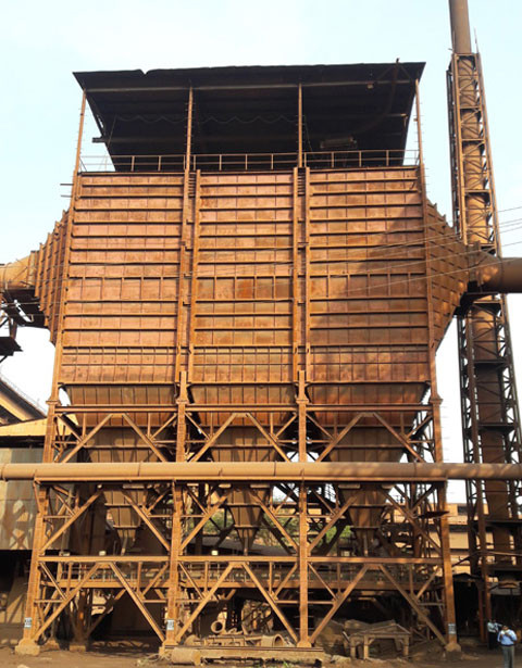 Electrified Gravel Bed Precipitator